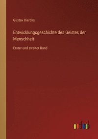 bokomslag Entwicklungsgeschichte des Geistes der Menschheit