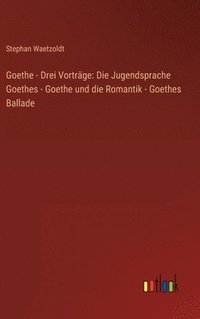 bokomslag Goethe - Drei Vortrge