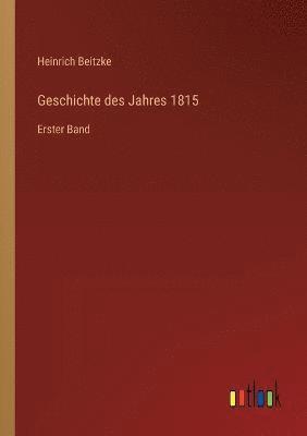 Geschichte des Jahres 1815 1