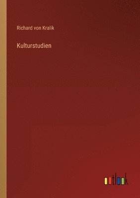 bokomslag Kulturstudien