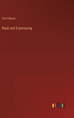 bokomslag Raub und Erpressung