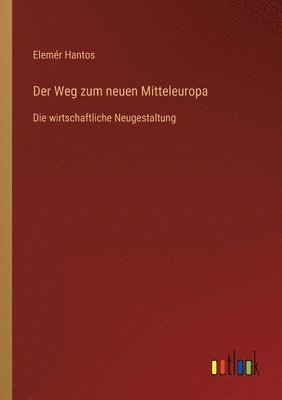 bokomslag Der Weg zum neuen Mitteleuropa