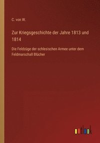 bokomslag Zur Kriegsgeschichte der Jahre 1813 und 1814