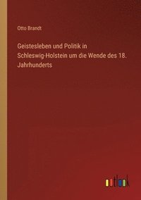 bokomslag Geistesleben und Politik in Schleswig-Holstein um die Wende des 18. Jahrhunderts