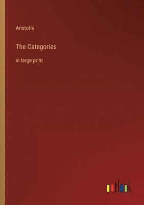 bokomslag The Categories