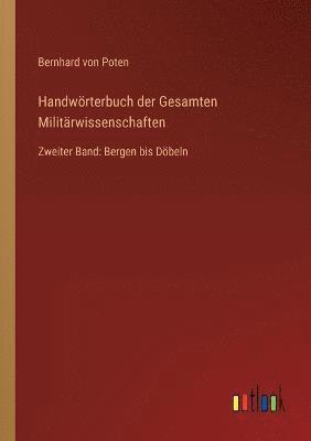 bokomslag Handwoerterbuch der Gesamten Militarwissenschaften