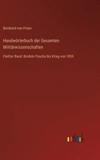 bokomslag Handwrterbuch der Gesamten Militrwissenschaften