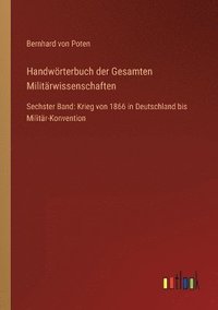 bokomslag Handwrterbuch der Gesamten Militrwissenschaften