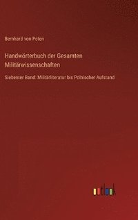 bokomslag Handwrterbuch der Gesamten Militrwissenschaften