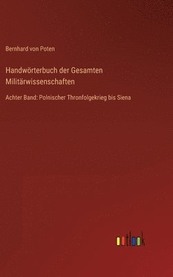 bokomslag Handwrterbuch der Gesamten Militrwissenschaften