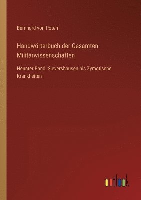 bokomslag Handwrterbuch der Gesamten Militrwissenschaften