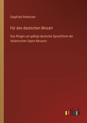 bokomslag Für den deutschen Mozart