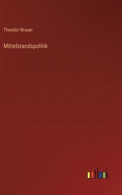 bokomslag Mittelstandspolitik