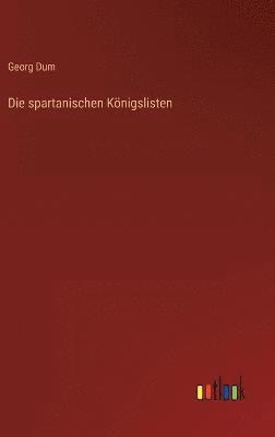 Die spartanischen Knigslisten 1