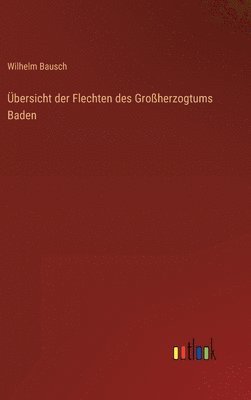 bokomslag Übersicht der Flechten des Großherzogtums Baden