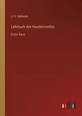 bokomslag Lehrbuch des Handelsrechts