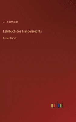 bokomslag Lehrbuch des Handelsrechts