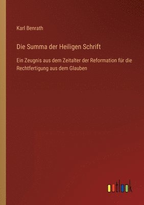 bokomslag Die Summa der Heiligen Schrift