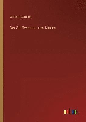bokomslag Stoffwechsel des Kindes