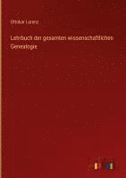 bokomslag Lehrbuch der gesamten wissenschaftlichen Genealogie