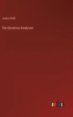 bokomslag Die Gesteins-Analysen