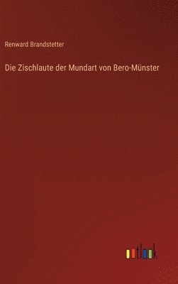 bokomslag Die Zischlaute der Mundart von Bero-Mnster