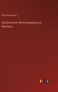 bokomslag Geschichte der Mark Brandenburg im Mittelalter