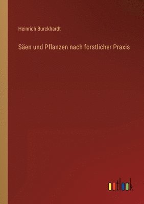 Säen und Pflanzen nach forstlicher Praxis