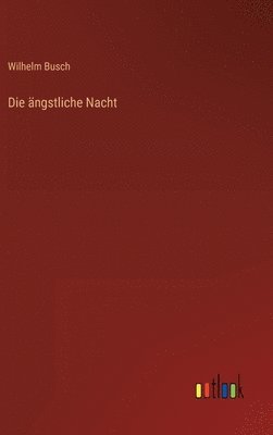 bokomslag ängstliche Nacht