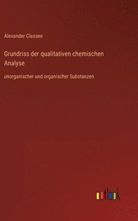 bokomslag Grundriss der qualitativen chemischen Analyse