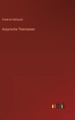 bokomslag Assyrische Thiernamen