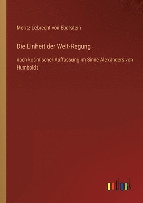 bokomslag Die Einheit der Welt-Regung