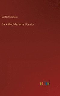 bokomslag Althochdeutsche Literatur