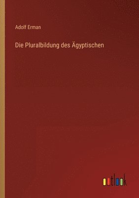 bokomslag Die Pluralbildung des AEgyptischen