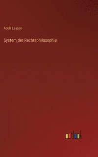 bokomslag System der Rechtsphilosophie