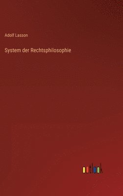 bokomslag System der Rechtsphilosophie