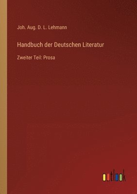 bokomslag Handbuch der Deutschen Literatur