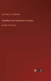 bokomslag Handbuch der Deutschen Literatur