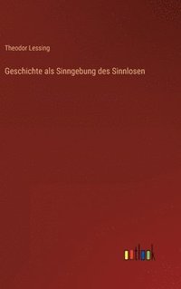 bokomslag Geschichte als Sinngebung des Sinnlosen