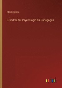 bokomslag Grundri der Psychologie fr Pdagogen
