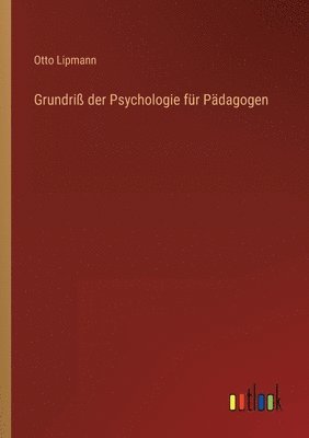 bokomslag Grundri der Psychologie fr Pdagogen