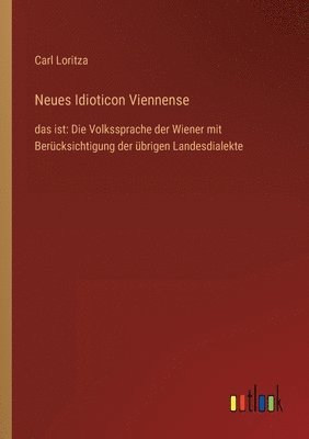 bokomslag Neues Idioticon Viennense