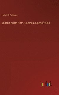 bokomslag Johann Adam Horn, Goethes Jugendfreund