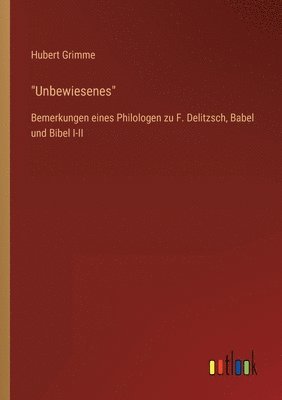 Unbewiesenes 1