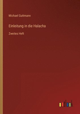 bokomslag Einleitung in die Halacha