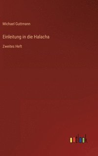 bokomslag Einleitung in die Halacha