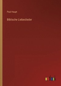 bokomslag Biblische Liebeslieder