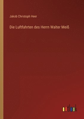 bokomslag Die Luftfahrten des Herrn Walter Meiss
