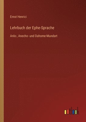 bokomslag Lehrbuch der Ephe-Sprache