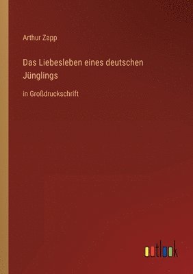 bokomslag Das Liebesleben eines deutschen Junglings